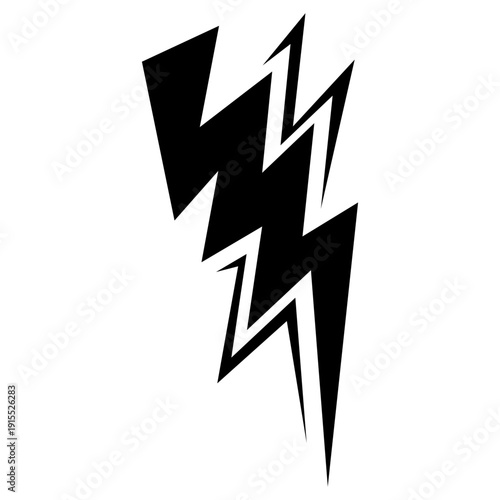 Thunder bolt flash. Lightning bolt icon