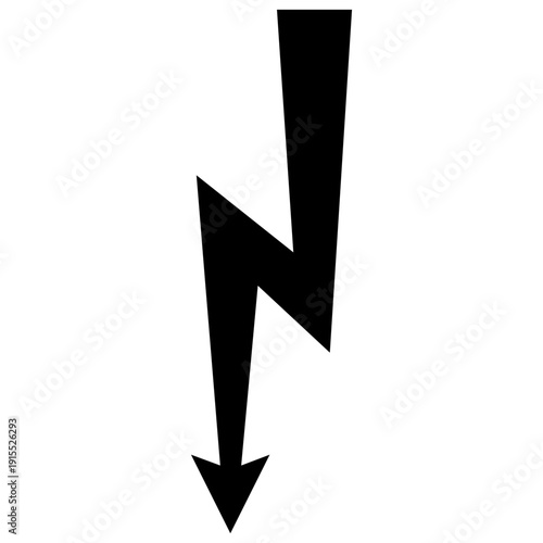 Thunder bolt flash. Lightning bolt icon