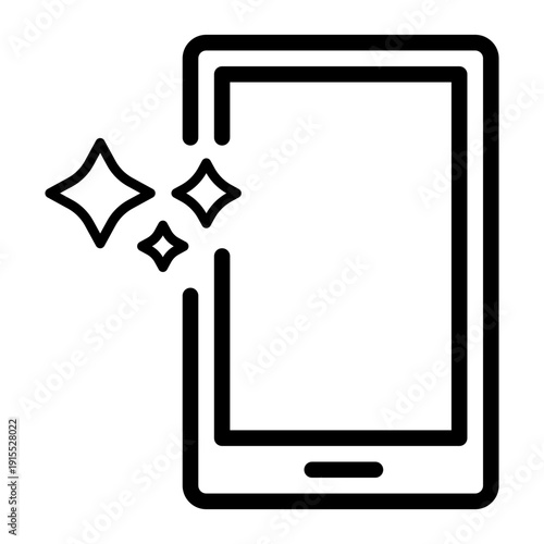 smartphone ai generator icon