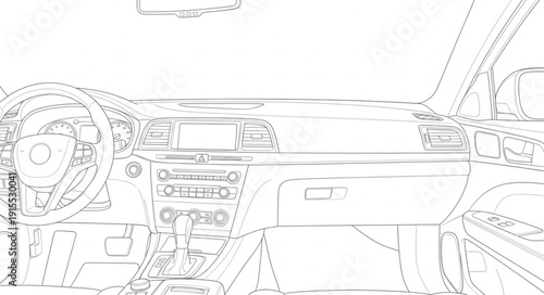 Detailed Architectural Blueprint of Building Design.