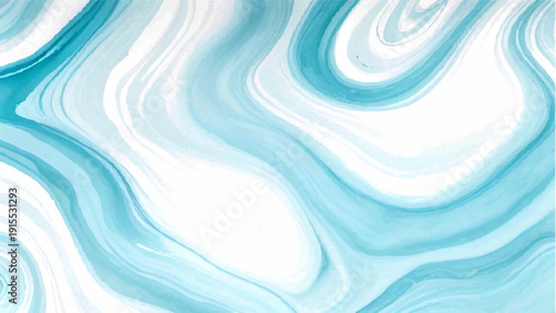 Vector Abstract ethereal ocean waves in fluid aqua color. A seamless, evocative texture ideal for digital art and graphic design elements. Evoking a sense of calm and movement. 