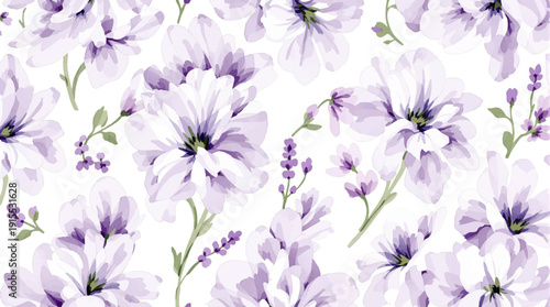 Handcrafted Botanical Bloom Watercolor Background Design