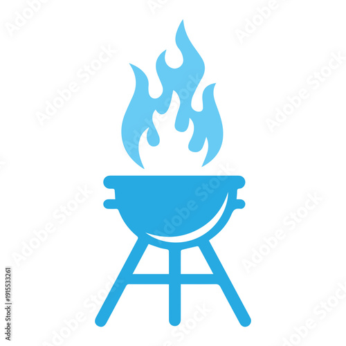 Grill Fire Icon