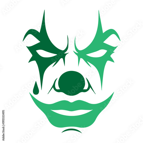 Scary Clown Face