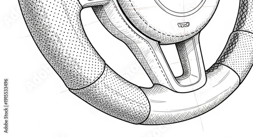 Detailed Illustration of Life Preserver Ring.