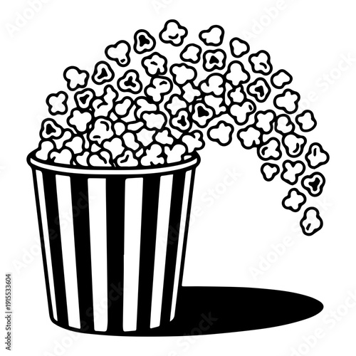 Overflowing Popcorn Bucket