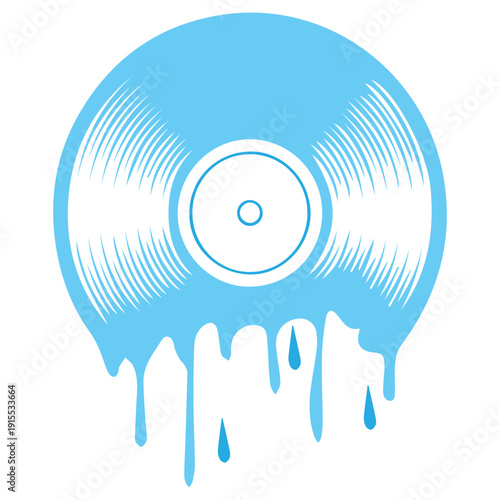 Melting Blue Vinyl