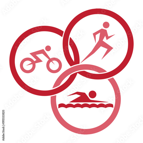 Triathlon Sports Icons