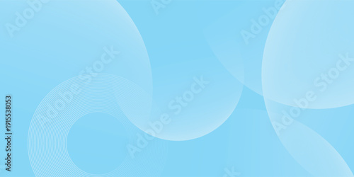Modern abstract background, blue white gradations, circle effect,shape memphis, trendy , vector ,eps 10