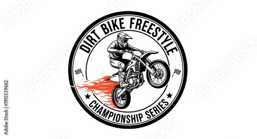 Dirt Bike Freestyle Championship Logo.