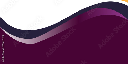 Curved Header and Footer Element