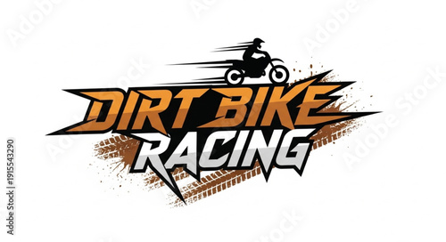Dirt Bike Racing Logo Design.