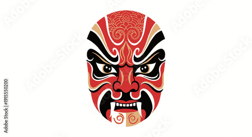 Traditional Chinese Opera Mask Face - Peking Opera Face Art