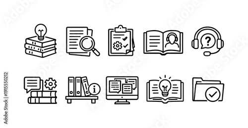 Audio, sound equipment solid icon set. Music, audio devices icons solid collection