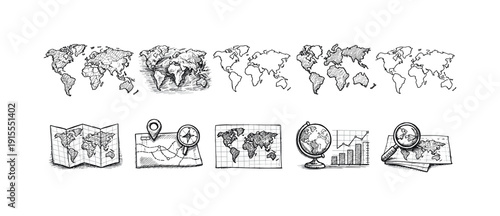 Construction, engineering filled icon set. Building, architecture icons collection.