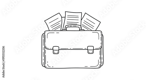 Simple vector file icon with text on a plain white background