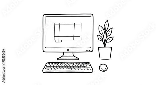 Simple vector file icon on a plain white background