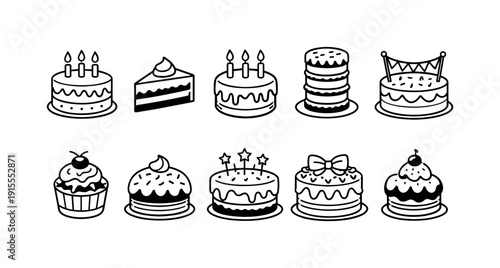 Devices and networking flat icon set. Digital gadgets, connectivity symbols collection