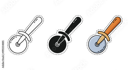 wheelchair mobility icons flat design vector illustration - Vector icon Set - Stickers and Clipart - PNG and SVG Icon collection - Lineal icons - logo template