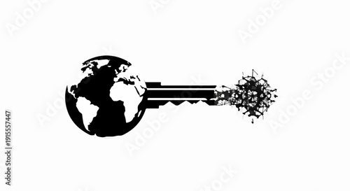 Global key unlocking information or data streams