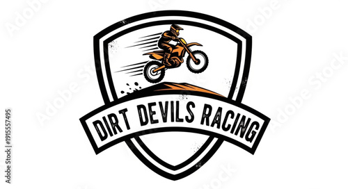 Dirt Devils Racing Logo Design.