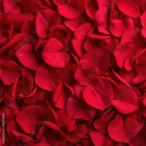 Red Flower Petal Background