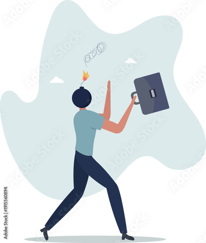 Anxiety, stressed or anger emotion, mental problem or depression, exhaustion or overworked concept.person's life situation and his activities.