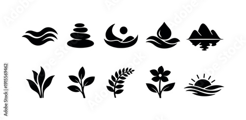 Food and drink line icon set. Culinary, beverage, restaurant icons outline collection