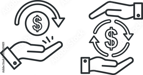Digital payment and financial transaction exchange between users