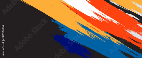 Colorful silhouette style design, grunge. Design concept to celebrate national sports day of badminton and basketball. Sports