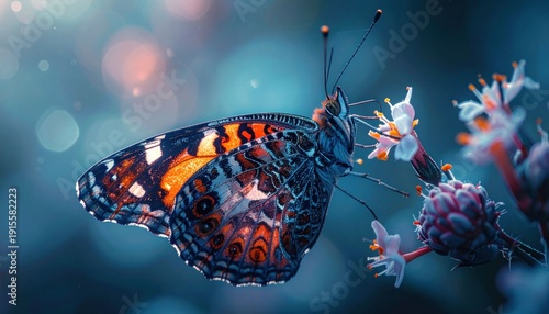 Wallpaper Mural Butterfly closeup Torontodigital.ca