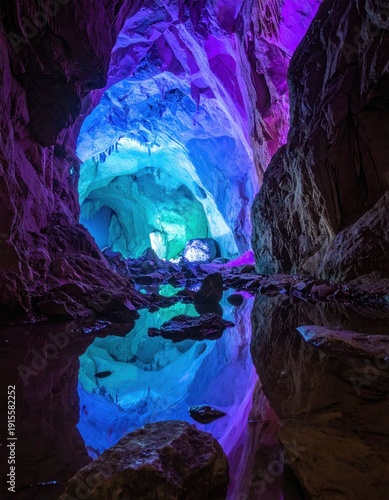 Wallpaper Mural Cave reflection Torontodigital.ca