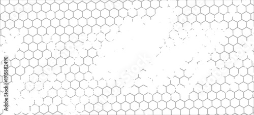 3d Hexagonal structure futuristic white background and Embossed Hexagon , honeycomb white Background ,light and shadow texture. Seamless pattern of the hexagonal netting