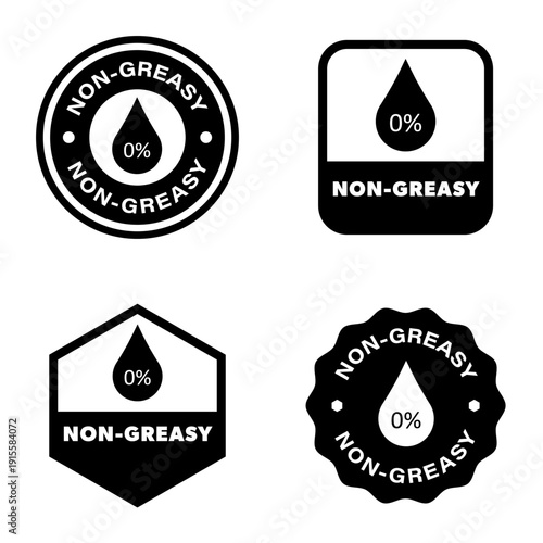 Non Greasy  label for packaging and tube.