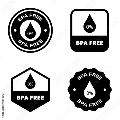 BPA free labels for safe product package labeling.