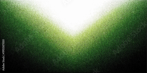 Abstract green background with rays and dynamic light energy pattern