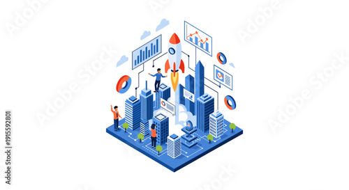 A joyful group of professionals celebrating success, perfect for motivational content in marketing materials.