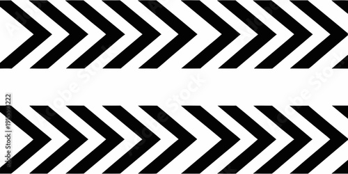 Black and white chevron pattern repeating horizontally and vertically