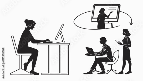 Integrated Professional Collaboration Utilizing Digital Platforms and Multi-User Interactivity Models