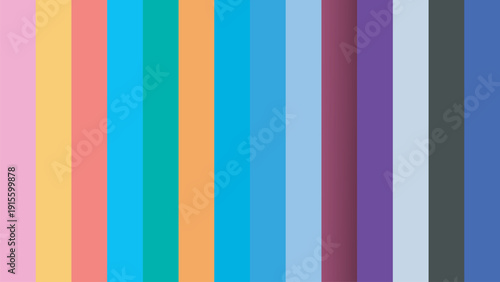 Vibrant gradient stripes blending seamlessly across a colorful spectrum