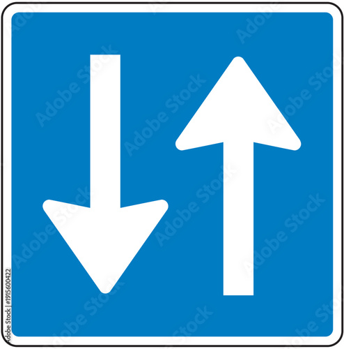 traffic and road sign