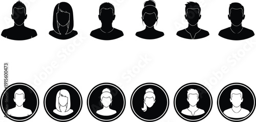 Collection of busts and portraits