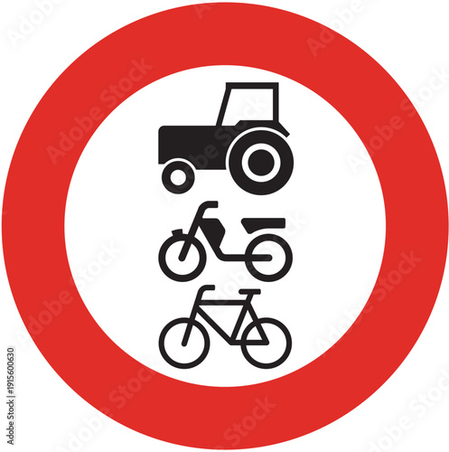 traffic and road sign