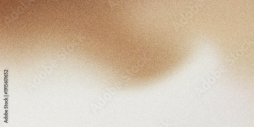white beige brown halftone , spray texture color gradient rough abstract retro vibe background template , grainy noise grungy empty space shine bright light and glow
