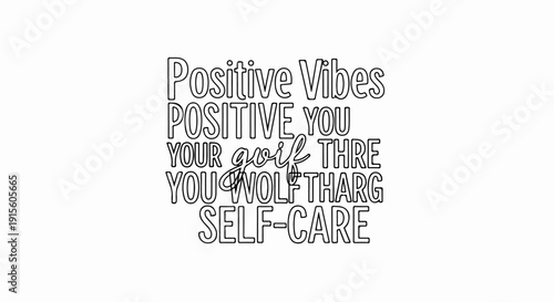 Inspiring phrases encouraging positive thinking, self-care, and personal growth