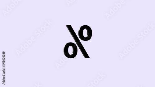 Percent zero symbol