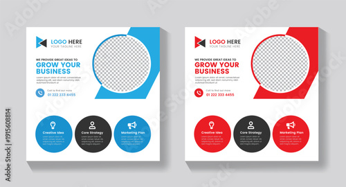 New Business Flyer Template, Creative Business Idea Social Media Post Template, Print Ready , Marketing Agency Social Media Post Template, Agency Social Media Post Template, Social Media Post Template