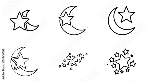 Celebrate the sacred nights with moon and star elegance