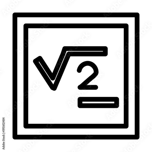 Blackboard line icon