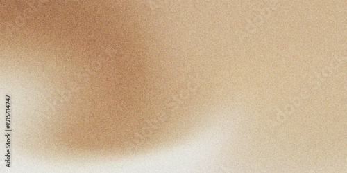 white beige brown halftone , spray texture color gradient rough abstract retro vibe background template , grainy noise grungy empty space shine bright light and glow